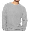 ANBID Men's Autumn and Winter Sweaters Men's Anti-Pilling Solid Color Sweaters Simple Turtleneck Sweaters Men(Black,XXXL) view 4