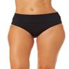 Anne Cole Soft Band Mid-Rise Bottoms Deep Sea Blue XS view 4