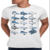 Jordan Retro Sneakers University Blue Image T Shirt to Match Jordans, Tee to Match Jordan 1 2 3 4 5 6 11 12 13 view 1