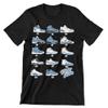 Jordan Retro Sneakers University Blue Image T Shirt to Match Jordans, Tee to Match Jordan 1 2 3 4 5 6 11 12 13 view 4