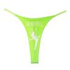 Southern Sisters Novelty Drinkerbell Fairy Funny St Pattys Day G String Thong XL Green view 1