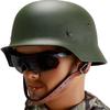 Aifordge WW2 WWII German Elite Wh Army with Net Cover Steel Material M35 M1935 Steel Helmet Stahlhelm Black Green Color view 4