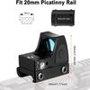 GOTICAL CNC-Machined Fiber Optic Set Front & Rear Handgun Sights for Glock Pistols Standard Models (Mini Red Dot Sight) view 3