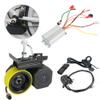 BAIZIFU DIY Electric Bike Conversion kit 250W Brushless Motor and Controller,Electric Bike Booster kit Waterproof Ebike Conversion Kit Friction Drive Bicycle Kit 36V-48V for (16-26 inch Bicycle) view 1