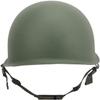 Aifordge WWII US Army M3 Helmet Replica with Net/Canvas Chin Strap DIY Painting (Green) view 2