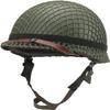Aifordge WWII US Army M2 Helmet Replica with Net/Canvas Chin Strap DIY Painting (Green) view 1