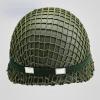 Aifordge WWII US Army M2 Helmet Replica with Net/Canvas Chin Strap DIY Painting (Green) view 4