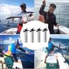 4 Pcs Stainless Steel Fishing Rod Holders, Heavy Duty Flush Mount Sunshine Resistant Rod Holders for Marine Yacht Boat (30) view 3