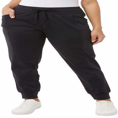 32 DEGREES Heat Womens Midweight Tech Commuter Jogger (as1, Alpha, l, Regular, Regular, Black)