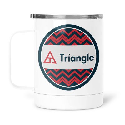 greeklife.store Triangle Fraternity Stainless Steel Travel Mug Tumbler 13 OZ with Lid, Coffee Mug (Triangle Fraternity 12)