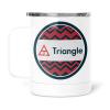 greeklife.store Triangle Fraternity Stainless Steel Travel Mug Tumbler 13 OZ with Lid, Coffee Mug (Triangle Fraternity 12) view 1
