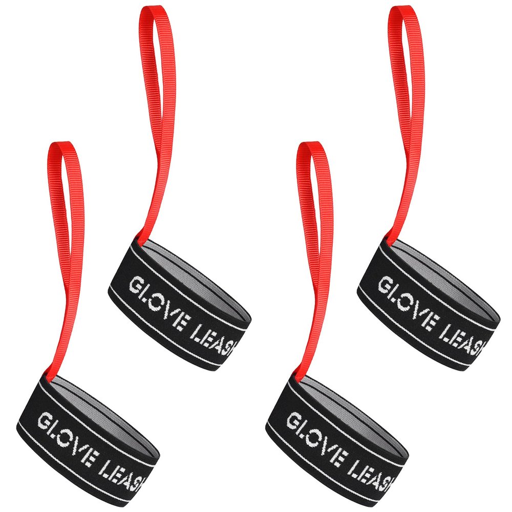 XMJY Women's Ski Glove Leash, 1 Pair Elastic Wrist Straps, Size 5-9