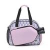 Boulder Bee Pickleball Bags, PickleBall Tote Bag for Women, Womens Hand/Shoulder Gym Bag w Water Bottle Holder, With Pickleball Racquet/Paddle Holder (Pink Done) view 1