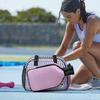 Boulder Bee Pickleball Bags, PickleBall Tote Bag for Women, Womens Hand/Shoulder Gym Bag w Water Bottle Holder, With Pickleball Racquet/Paddle Holder (Pink Done) view 2