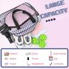 Boulder Bee Pickleball Bags, PickleBall Tote Bag for Women, Womens Hand/Shoulder Gym Bag w Water Bottle Holder, With Pickleball Racquet/Paddle Holder (Pink Done) view 3