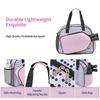 Boulder Bee Pickleball Bags, PickleBall Tote Bag for Women, Womens Hand/Shoulder Gym Bag w Water Bottle Holder, With Pickleball Racquet/Paddle Holder (Pink Done) view 4