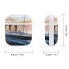 Retro Titanic Famous Old Historic Headphone Case Cover Protective Hard Case Carrying Case with Keychain Compatible with AirPods view 2