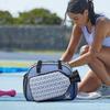 Boulder Bee Pickleball Bags, PickleBall Tote Bag for Women, Womens Hand/Shoulder Gym Bag w Water Bottle Holder, With Pickleball Racquet/Paddle Holder (Blue Circle) view 2
