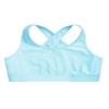 Hedmy Kids Girls Stretch Sports Bra Girls Training Bra Crop Tank Top Cami for Children Racer Back Top Vest Light Blue 10 Years view 3