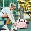 Boulder Bee Pickleball Bags, PickleBall Tote Bag for Women, Womens Hand/Shoulder Gym Bag w Water Bottle Holder, With Pickleball Racquet/Paddle Holder (Pink Plaid) view 2