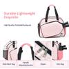 Boulder Bee Pickleball Bags, PickleBall Tote Bag for Women, Womens Hand/Shoulder Gym Bag w Water Bottle Holder, With Pickleball Racquet/Paddle Holder (Pink Plaid) view 4