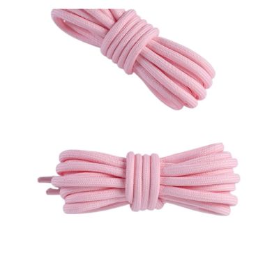 EIFINE 40"/47"/55" Round Laces Solid Color Classic Laces for Shoes Sneaker Laces Laces 1 Pair (Color : Pink, Size : 120cm)