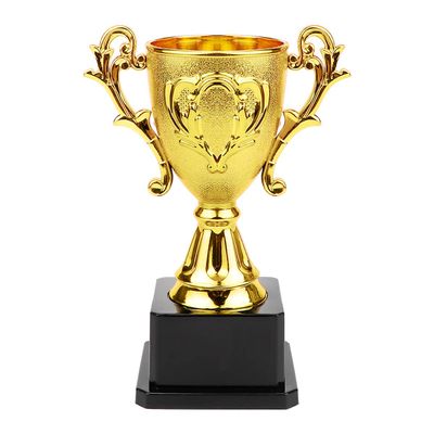 YOLUFER Mini Golden Trophy Cup Award Competition Cup Award Plastic Competition Trophy Cup for Children