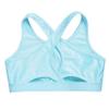 Moggemol Kids Girls Basic Sports Bra Sleeveless Crisscross Keyhole Back Crop Top for Dance/Yoga/Running Lightblue 16 view 4