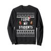 Teacher Christmas Idea For Women & Funny Teacher Gingerbread Sweatshirt view 1