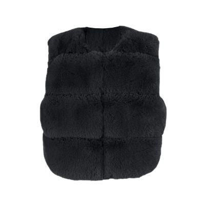 Baby Warm Vest Kids Toddler Girls Sleeveless Coat Winter Windproof Thicken Coat Jacket Kids Warm (Black, 5-6 Years)