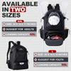 GoHimal Lacrosse Bag Extra Large Lacrosse Backpack with Tow Stick Holder (Black) view 2
