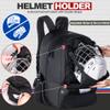 GoHimal Lacrosse Bag Extra Large Lacrosse Backpack with Tow Stick Holder (Black) view 4
