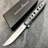 TACTICAL GEARZ Pocket Folding Knife For EDC, Carbon Fiber Handle, D2 Steel Blade, Includes Sheath (Torus) view 1
