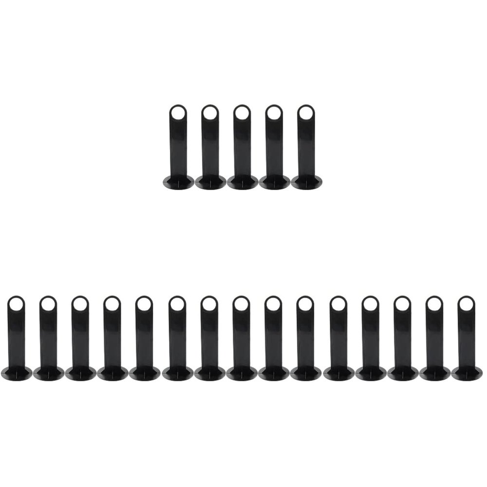 INOOMP 20 pcs Equipment Cones Markers Portable Storage Tool Agility Sports Basketball Saucer Disc Football Footwork for Supplies Field Tray Racks Training Marker Sign