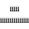 INOOMP 20 pcs Equipment Cones Markers Portable Storage Tool Agility Sports Basketball Saucer Disc Football Footwork for Supplies Field Tray Racks Training Marker Sign view 1