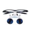 DOC.ROYAL 004 3.5X 420mm Loupes manifying Glasses White Cone+ 3W Head Lamp Filter with Cloths Bag (BLSCK) view 4