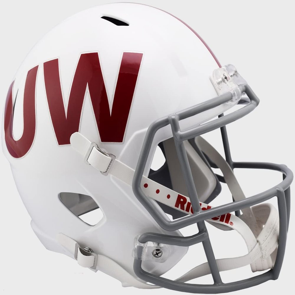 Wisconsin Badgers UW Riddell Full Size Replica Speed Football Helmet