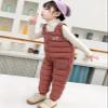 Baby Toddlers Snow Bib Overalls Winter Warm Pants Thicken Skiing Bibs for Girls & Boys 1-5 Years (Pink, 3-4 Years) view 2