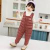 Baby Toddlers Snow Bib Overalls Winter Warm Pants Thicken Skiing Bibs for Girls & Boys 1-5 Years (Pink, 3-4 Years) view 4