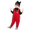 Baby Toddlers Snow Bib Overalls Winter Warm Pants Thicken Skiing Bibs for Girls & Boys 1-5 Years (Red, 2-3 Years) view 1