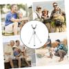 1pc Triangle Fishing Rod Holder Stand Rotating Support for Ice Fishing Compact and Stable Accessory for Anglers view 3