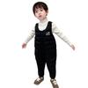 Baby Toddlers Snow Bib Overalls Winter Warm Pants Thicken Skiing Bibs for Girls & Boys 1-5 Years (Black, 3-4 Years) view 1