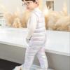 Baby Toddlers Snow Bib Overalls Winter Warm Pants Kids Insulated Trousers Skiing Pants 1-5 Years (White, 18-24 Months) view 3