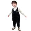 Baby Toddlers Snow Bib Overalls Winter Warm Pants Thicken Skiing Bibs for Girls & Boys 1-5 Years (Black, 18-24 Months) view 1