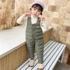 Baby Toddlers Snow Bib Overalls Winter Warm Pants Thicken Skiing Bibs for Girls & Boys 1-5 Years (Green, 3-4 Years) view 2
