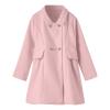 Girls' Long Cardigan Coat, Toddler Girls Coat Winter Windproof Thicken Jacket Kids Warm Fleece (Pink-C, 1-2 Years) view 1