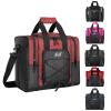 WOLT Bowling Ball Bag for Single Ball -Bowling Bag with Padded Holder, 2 Pockets Fit Shoes Up to Mens Size 14 and Accessories (healthyRed) view 1