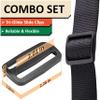 DEYACE 2 Inch Nylon Webbing Strap with Plastic Tri-Glide Slide Clips, 10 25 50 Yards Heavy Duty Nylon Strapping for Indoor or Outdoor Gear, DIY Crafting, Repairing (Orange, 2" x 50 Yards) view 4