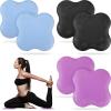 6 Pcs Knee Pads for Yoga Extra Thick Yoga Wrist Pad Anti Slip Pilates Support Cushion for Men Women Knee Elbow Wrist Hand Exercise Meditation Workout Floor Travel(Blue, Purple, Black) view 1