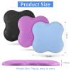 6 Pcs Knee Pads for Yoga Extra Thick Yoga Wrist Pad Anti Slip Pilates Support Cushion for Men Women Knee Elbow Wrist Hand Exercise Meditation Workout Floor Travel(Blue, Purple, Black) view 3